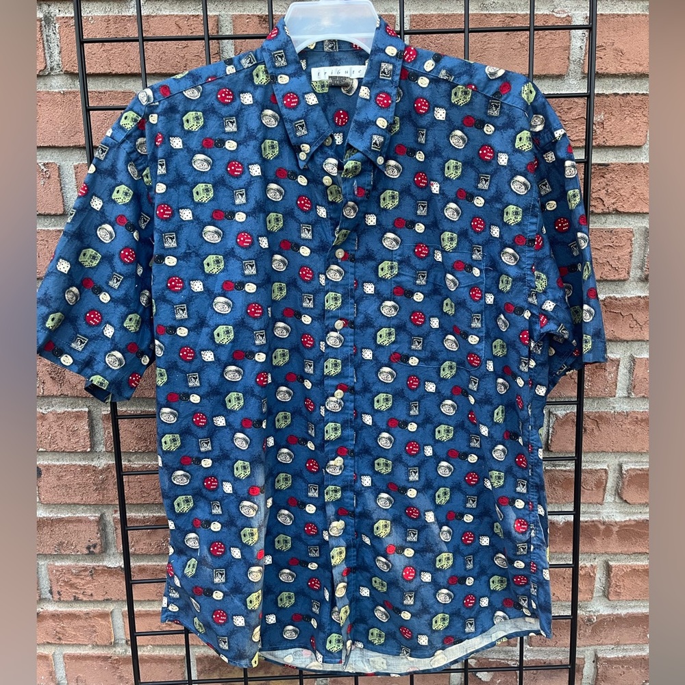 tribute Shirt Mens L Casino Gambling 100 Cotton